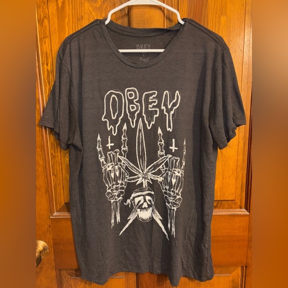 Obey Other - Obey XL black/grey tshirt